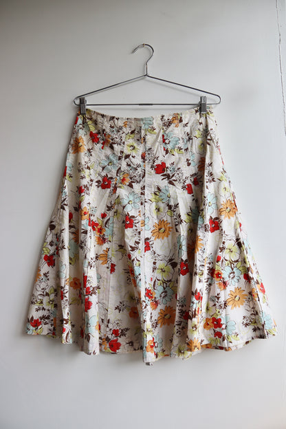 Cabi Floral Skirt