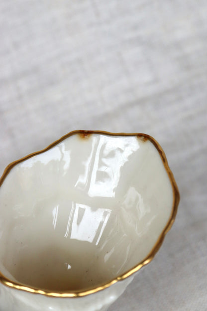 Lenox Gold Rim Cornucopia Mini Vase