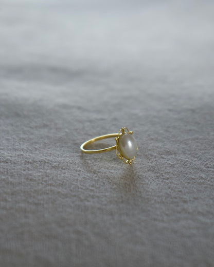 Pearl Ring - 14k