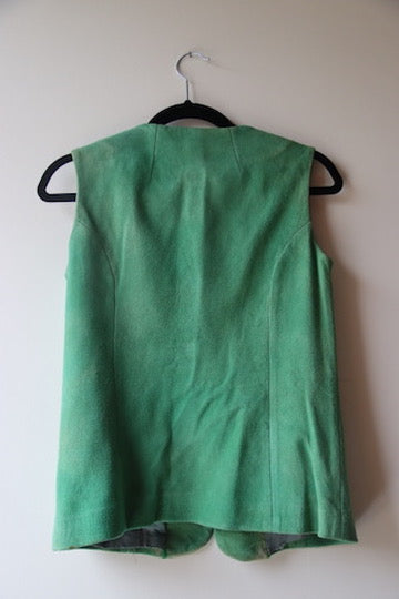 Green Leather Vest
