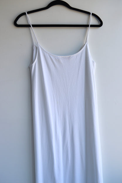 Pluto White Maxi Dress with Beaded Details