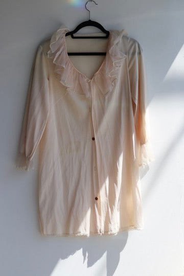 Vintage Ruffle Long Top
