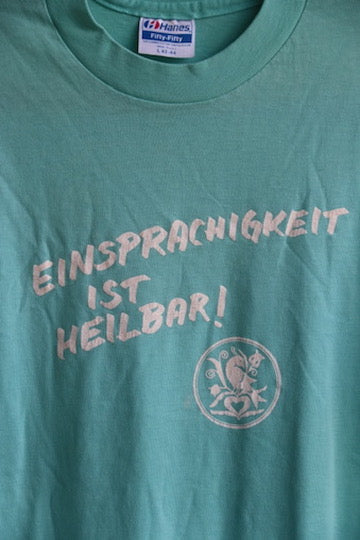 German "Monolingualism Is Curable!" Tshirt
