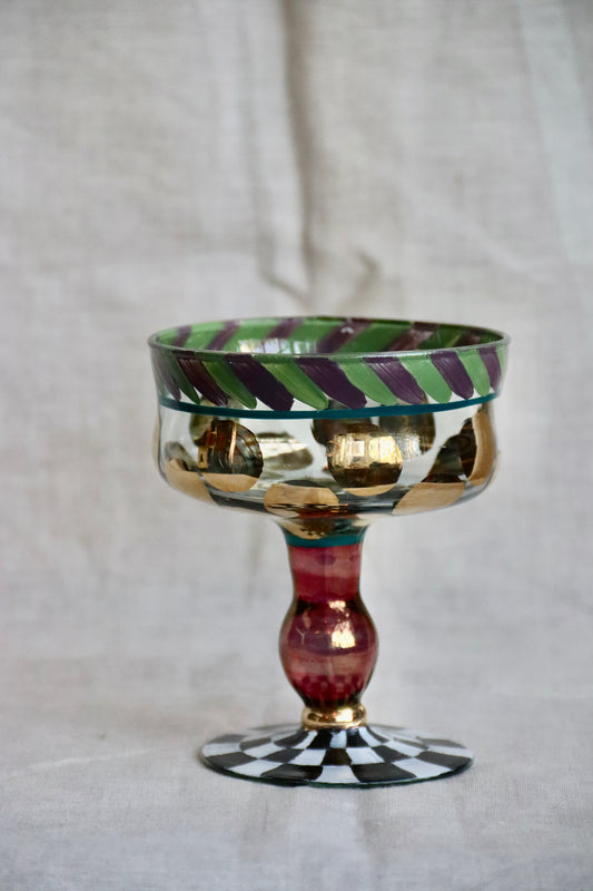 Mackenzie Childs Carnival Glass