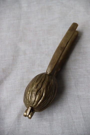 Vintage Solid Brass Nut Cracker