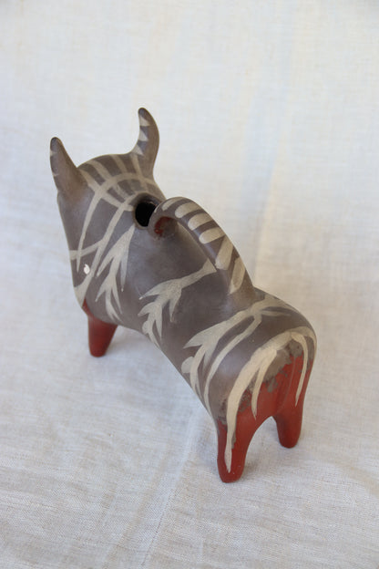 Vintage Cyprus Base Ring Bull Vessel Replica