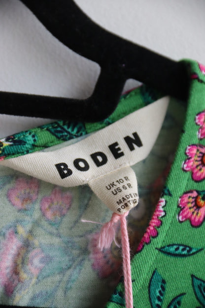 Boden Alexandra Blouson Jersey Dress