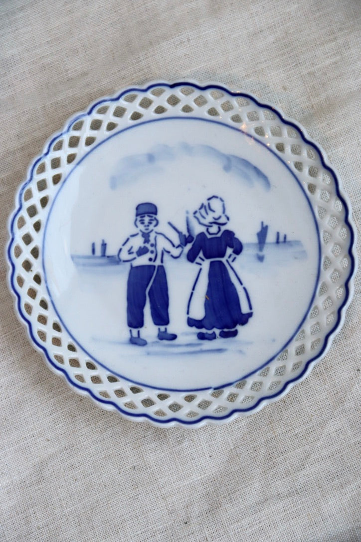 Delft Bavaria Lace Trim Dish