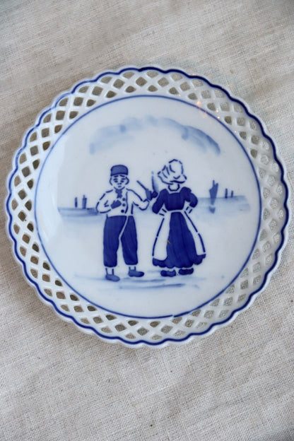 Delft Bavaria Lace Trim Dish