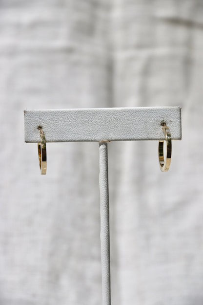 Hoop Earrings - 14K Gold