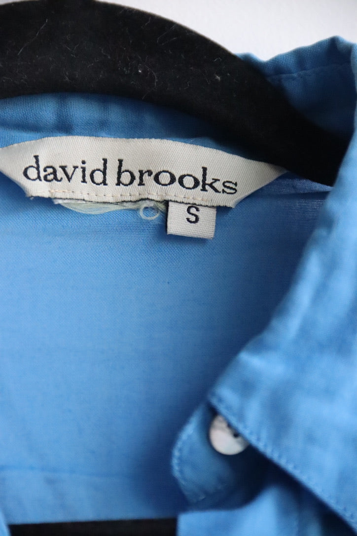 Vintage David Brooks Blue Top