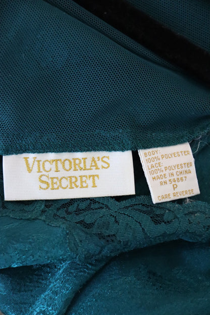 Vintage Victoria's Secret Gold Label Green Dress