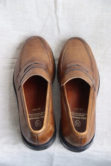 Allen Edmonds Ascher Brown Leather Loafers - 9.5