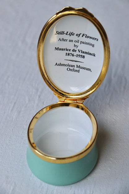 Vlaminck Flower Enamel Box