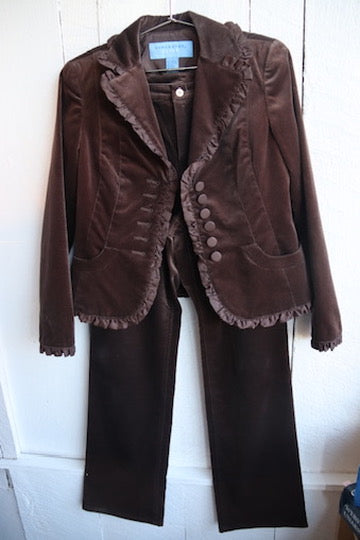 Doncaster Brown Jacket and Pant Set