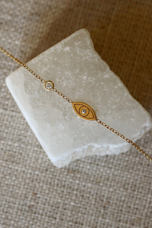 Zoe Chicco Evil Eye Bracelet