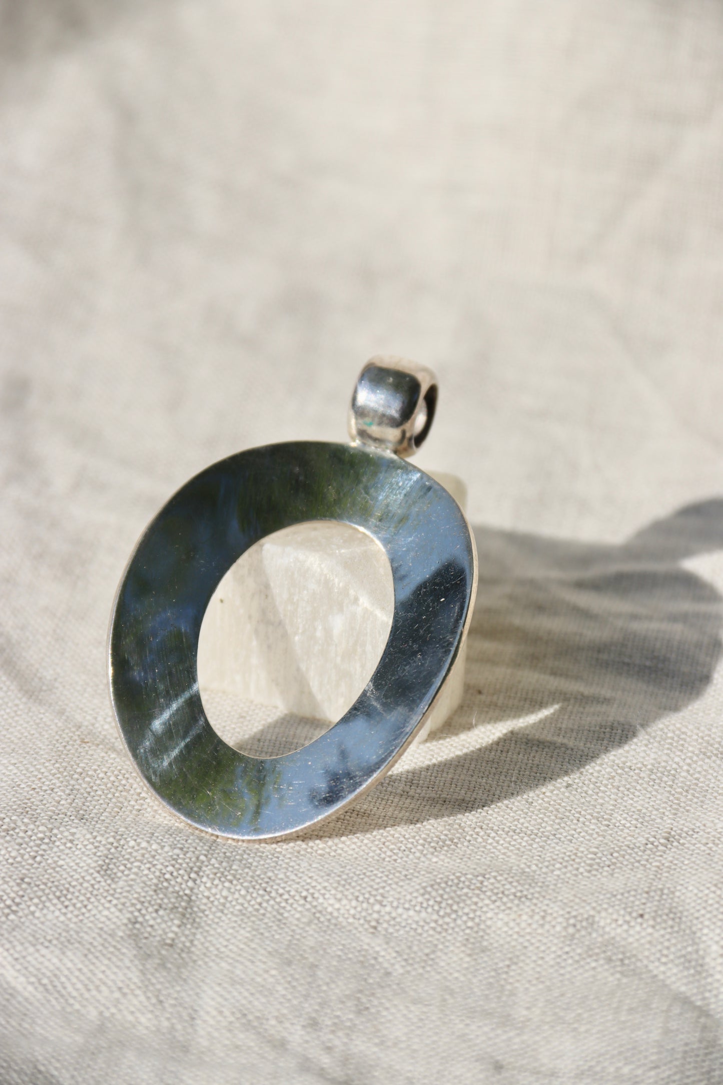 Sterling Silver Circle Pendant