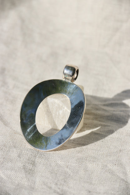 Sterling Silver Circle Pendant