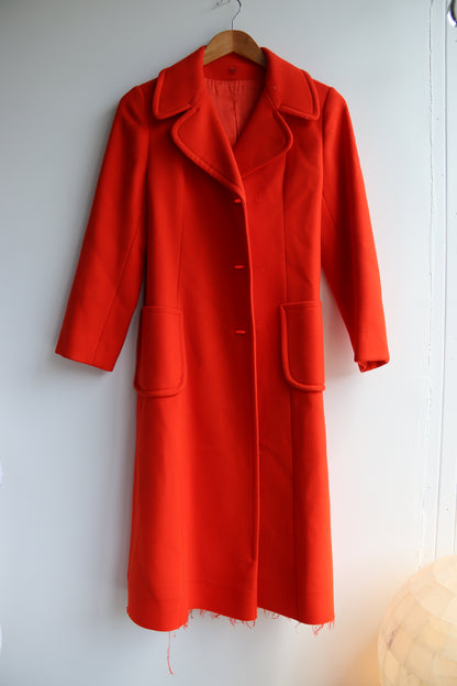 Dalton Red Wool Coat