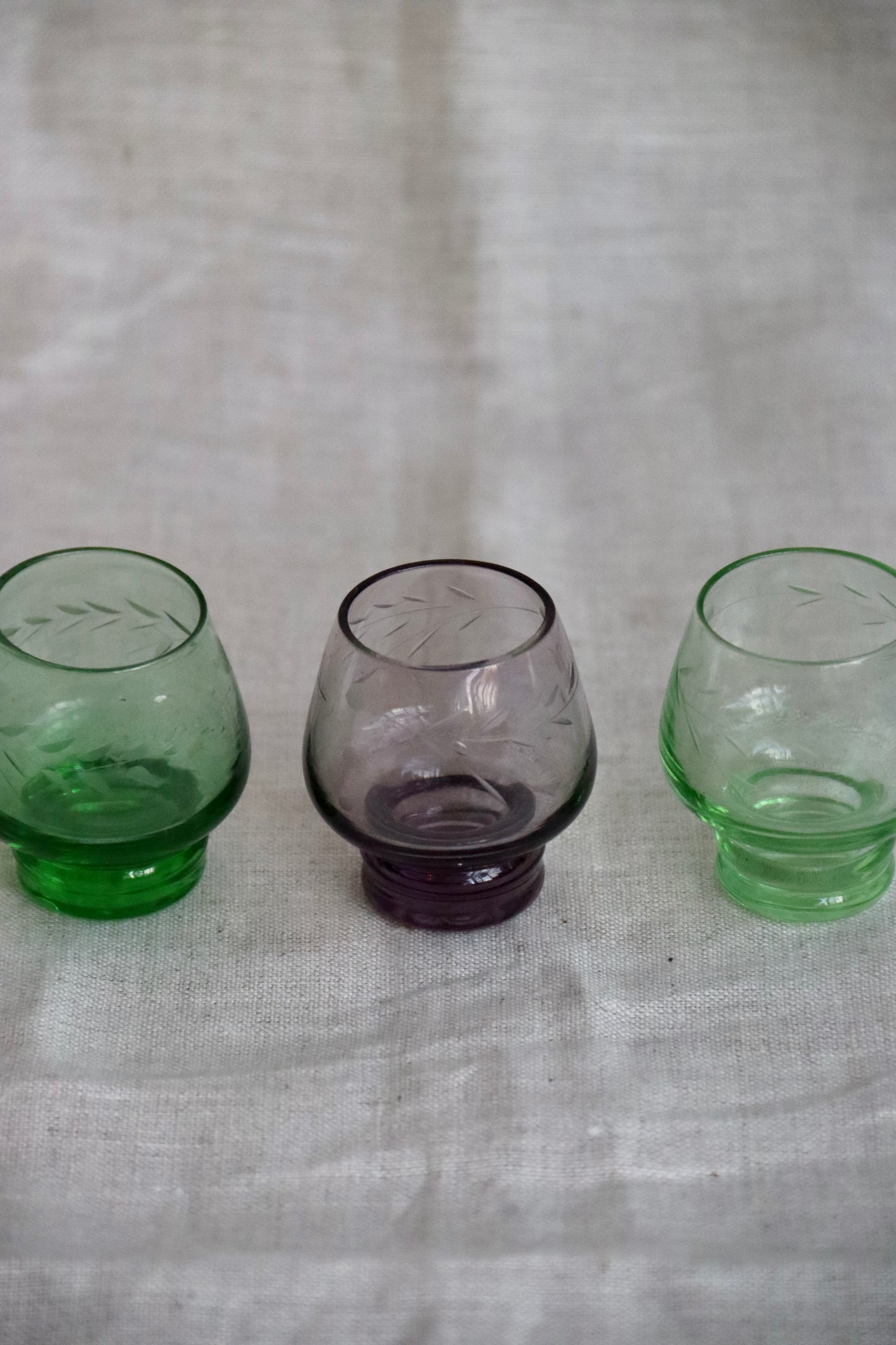 Set of 3 Mini Shot Glasses