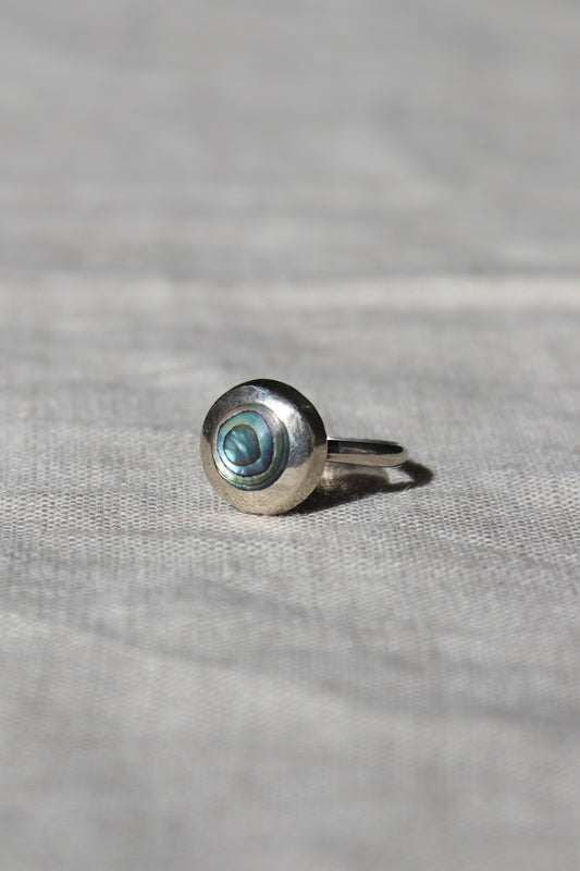 Sterling Silver and Abalone Ring