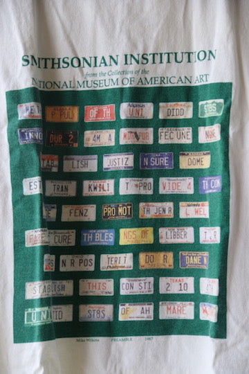 License Plate Tshirt