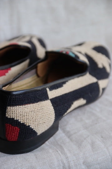 Stubbs & Wootton Crest Needlepoint Slippers