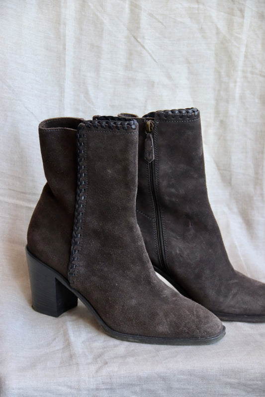 Frye Suede Ankle Boots