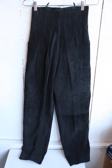 Forenza Black Leather Pants