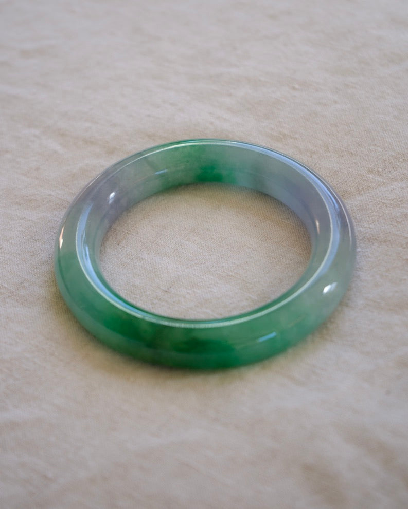 Jadeite Hololith Bangles