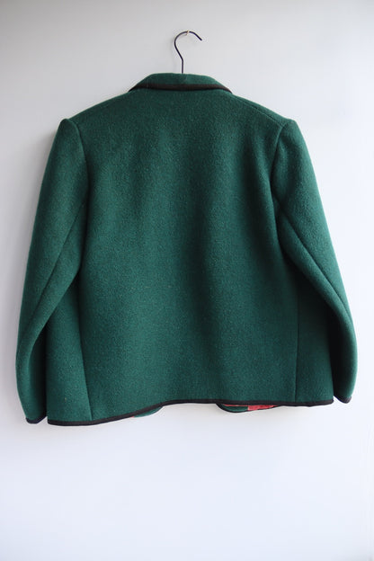 Vintage Hamo Green Wool Coat