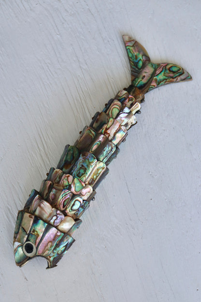 articulated alabaster fish bottle opener