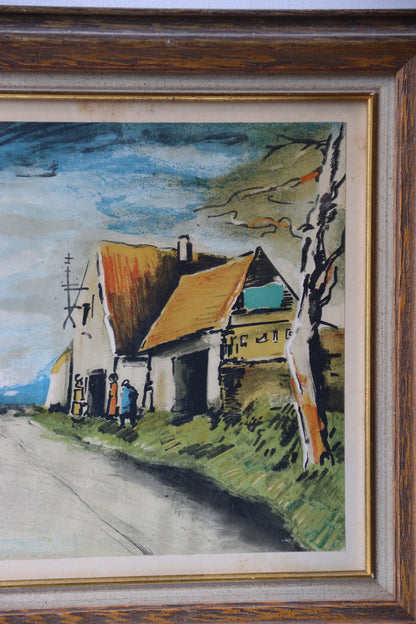 Vlaminck "La Route" Lithograph
