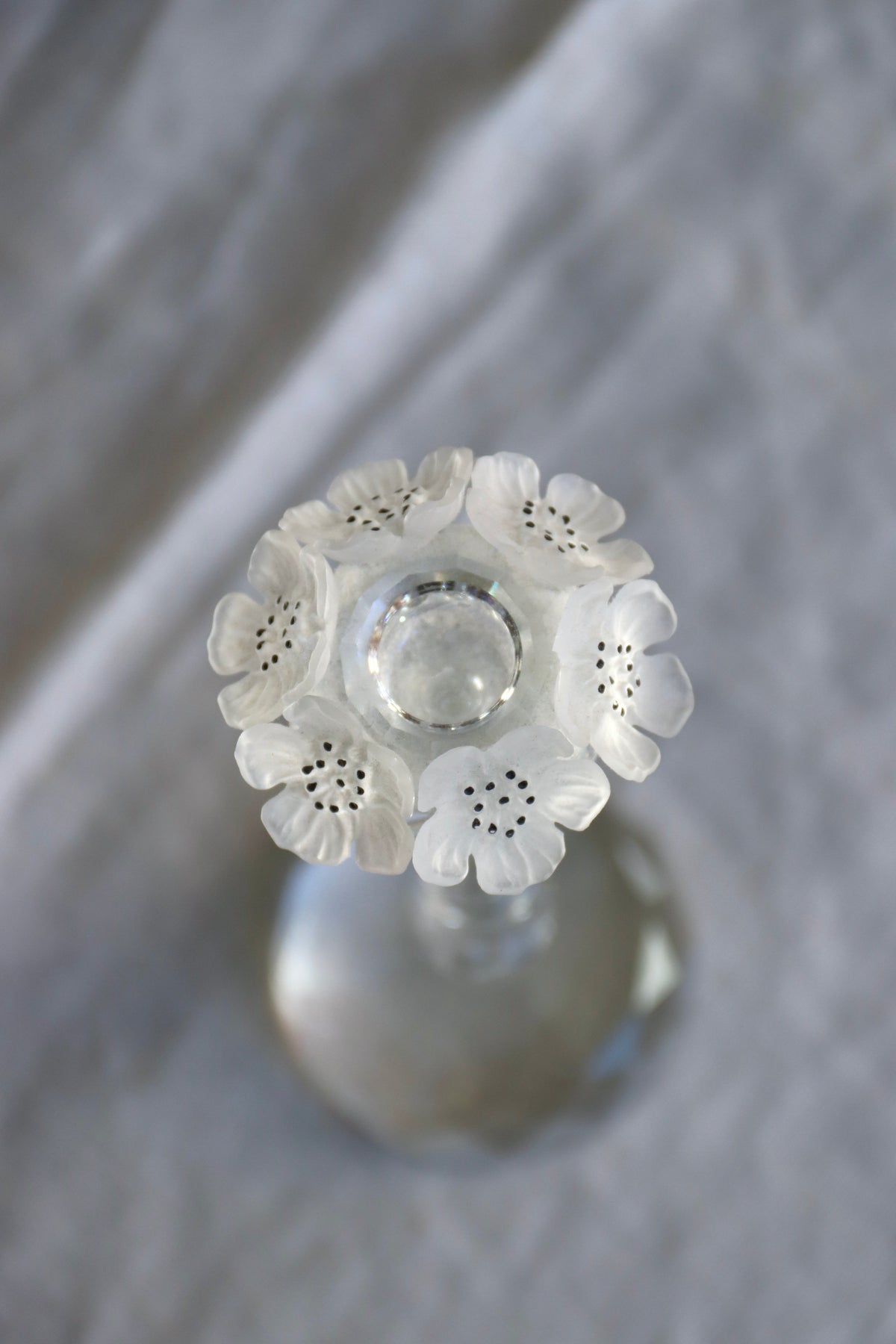 Swarovski Floral Motif Crystal Candlestick