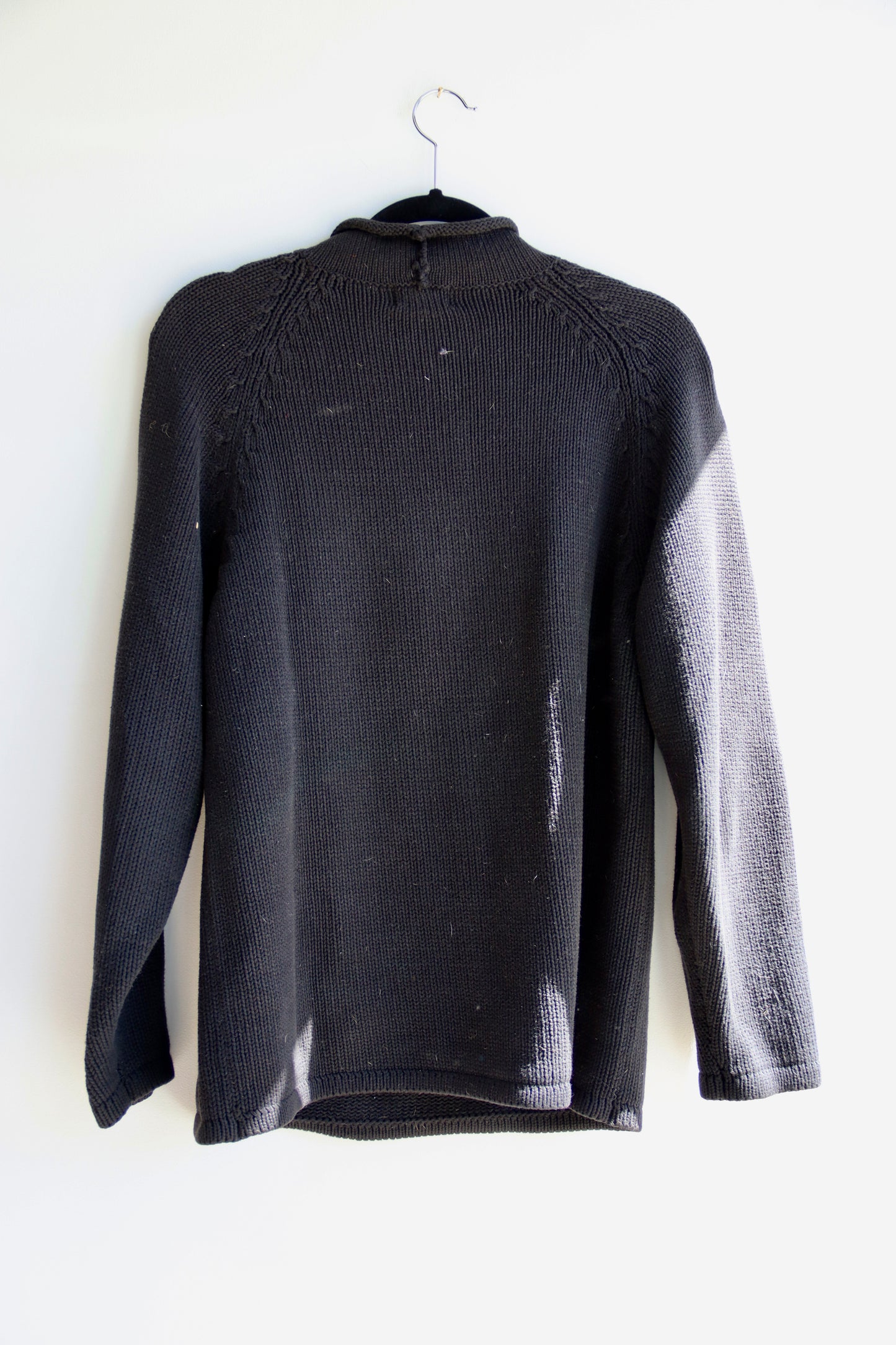 J. Crew Black Cotton Sweater