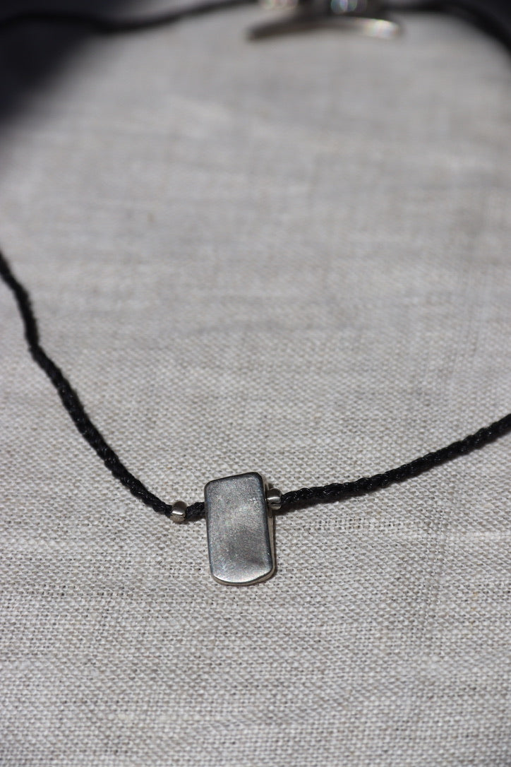 Jill Platner Sterling Silver Wedge Necklace