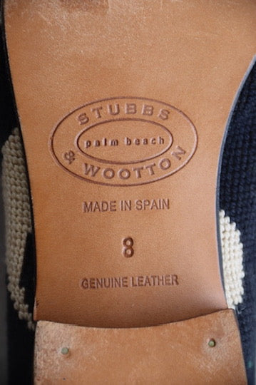 Stubbs & Wootton Crest Needlepoint Slippers