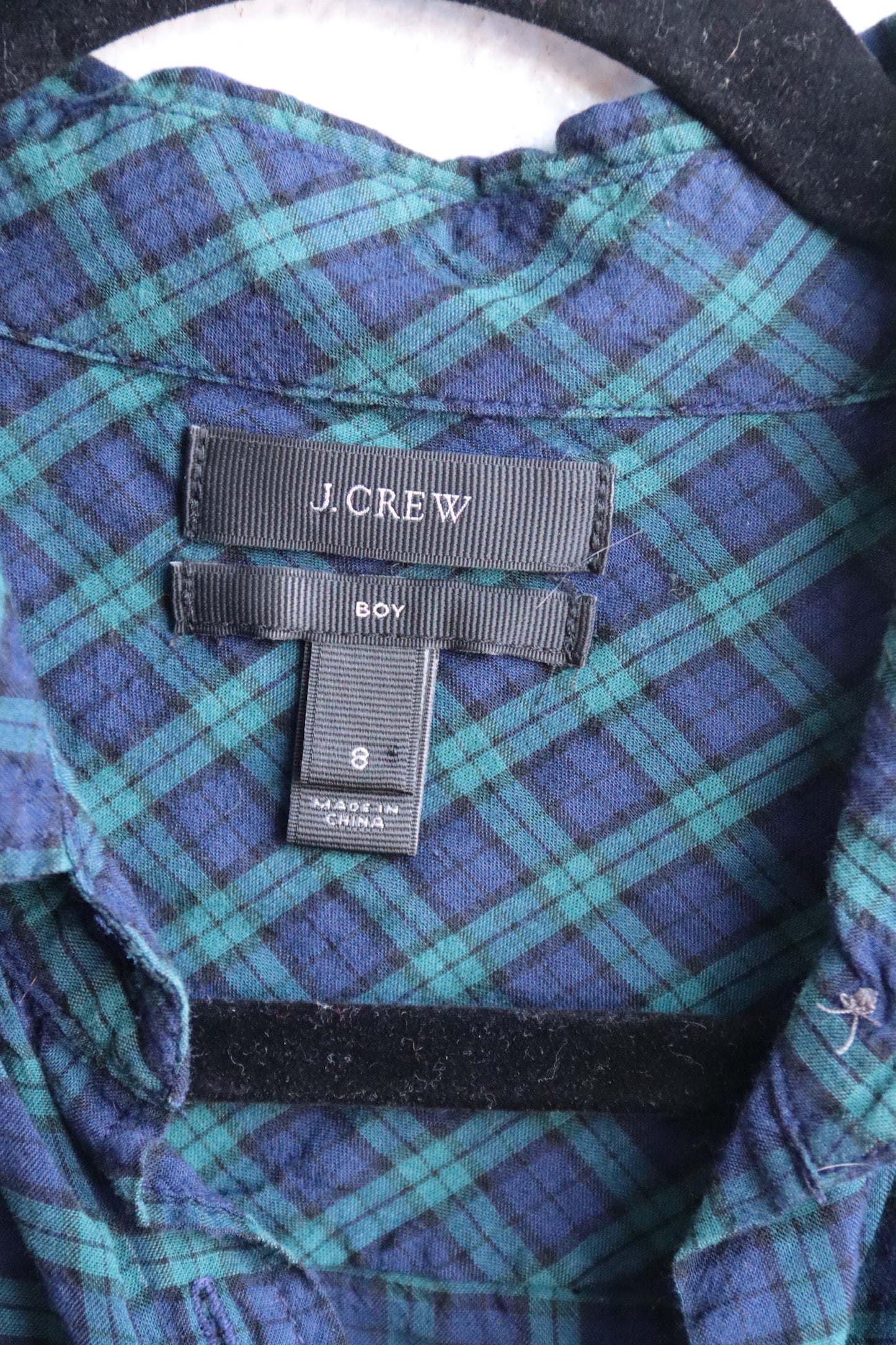 J. Crew Plaid Top