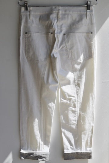 Gunex for Brunello Cucinelli White Pants