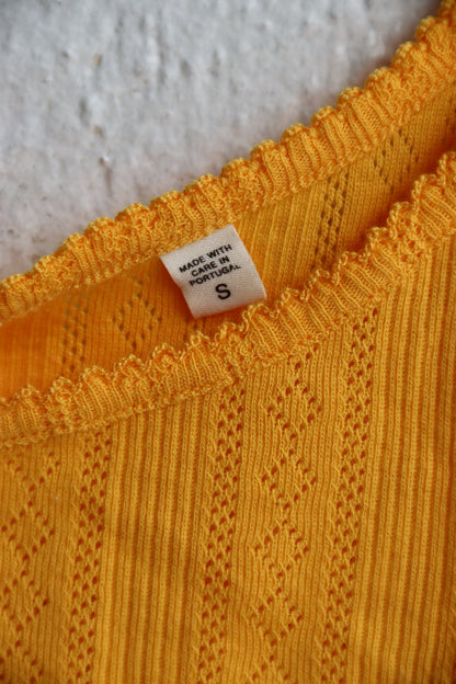 Doen NWT Shae Yellow Tank Top