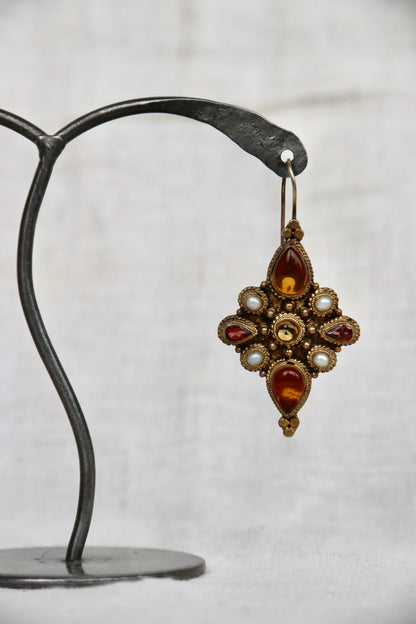 plated sterling earrings
