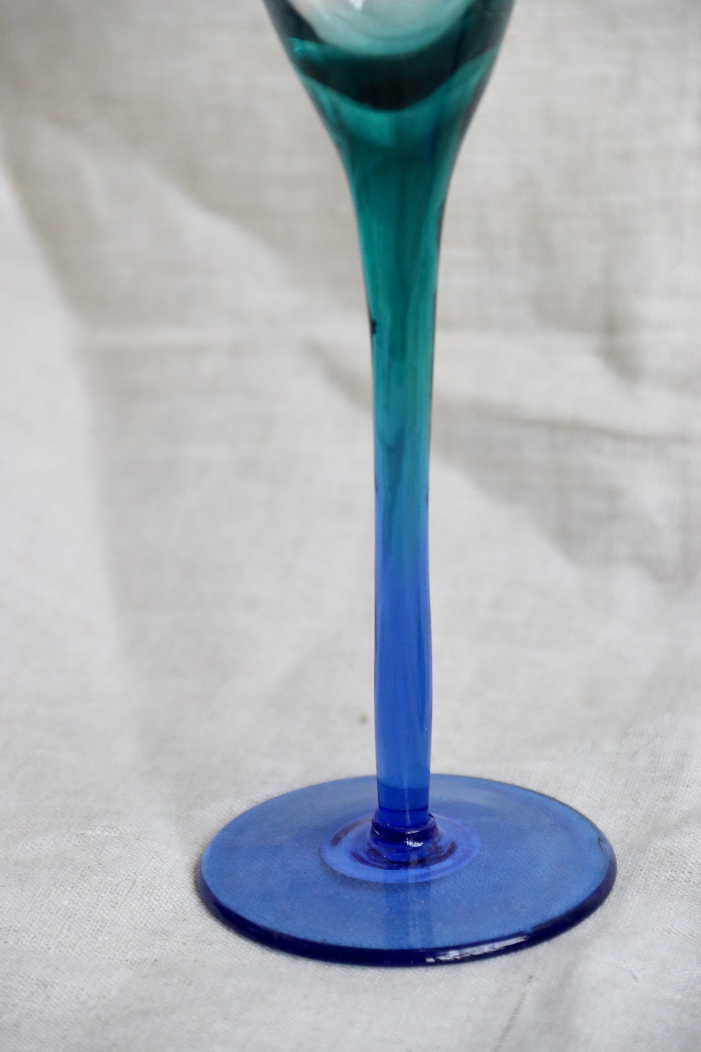 Set of Two Blue Stem Glasses