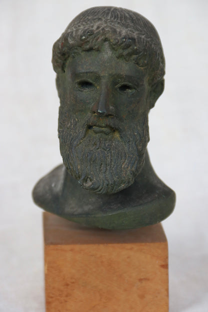 mini bust of Poseidon of Artemision