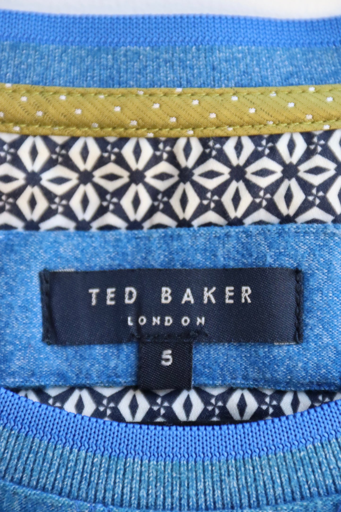 Ted Baker Blue Long Sleeve Top
