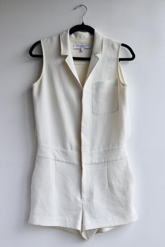 Derek Lam 10 Crosby Intermix White Romper - as is