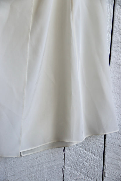 Prada Semi Sheer White Skirt