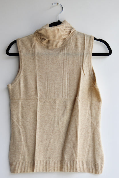 Wendy B. Cashmere Turtleneck Tank Top
