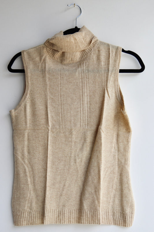 Wendy B. Cashmere Turtleneck Tank Top