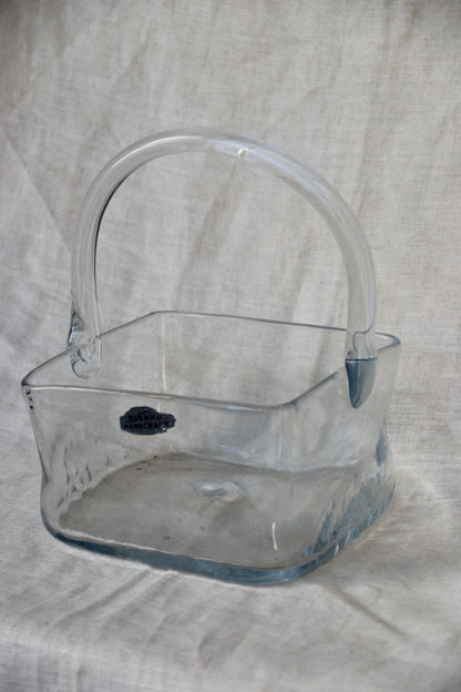 Blenko Glass Basket