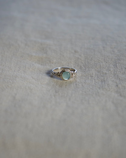 Sterling Silver Aquamarine Ring